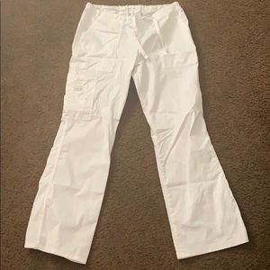 White Scrub Pants